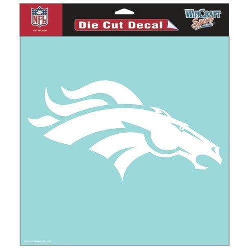 NFL Denver Broncos WCR25662061 Perfect Cut Decals, 8" x 8"