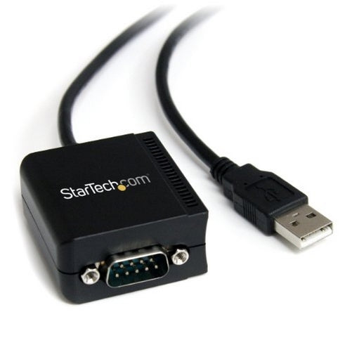 StarTech.com USB to Serial Adapter – 1 port – USB Powered – FTDI USB UART Chip – DB9 (9-pin) – USB to RS232 Adapter