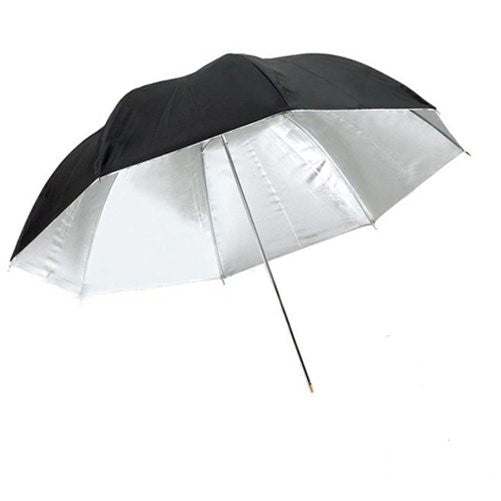 CowboyStudio 43 inch Black and Silver Photo Studio Reflective Umbrella