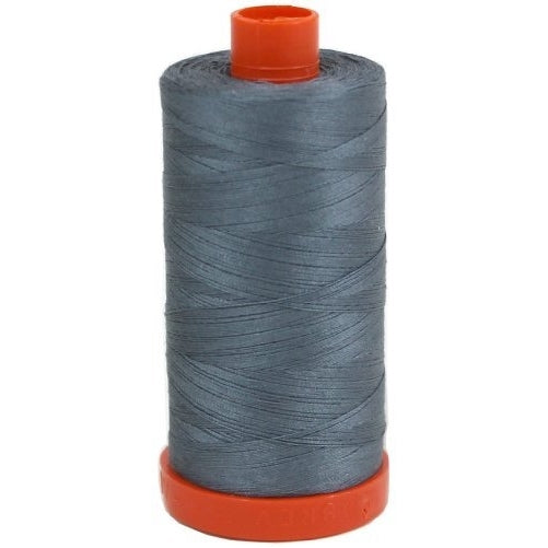 Aurifil Thread 1246 Med/Dark GREY Cotton Mako 50wt Large Spool 1300m