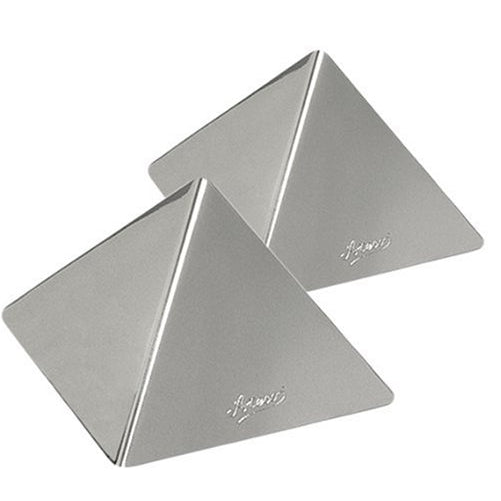 Ateco Small Stainless Steel Pyramid Mold, Set of 2