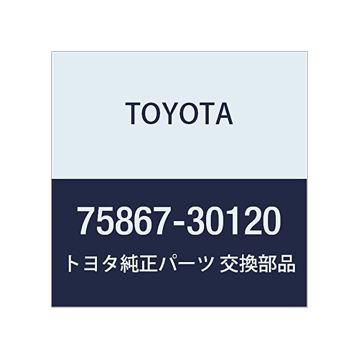 Genuine Toyota Parts 75867-30120 Rocker Panel Molding Clip