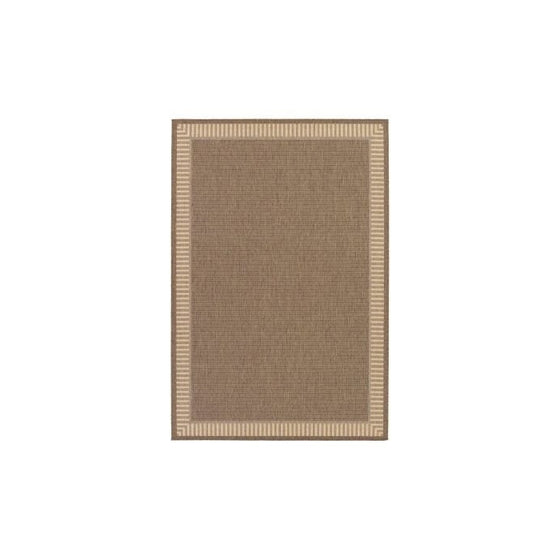 Couristan Recife 1681/1500 Wicker Rug, 7-Feet 6-Inch by 10-Feet 9-Inch, Stitch/Cocoa/Natural