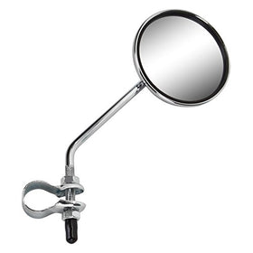 Sunlite Round Mirror 3", Chrome Plated, Yellow Reflector