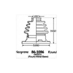 Empi 86-1086D CV Boot Kit