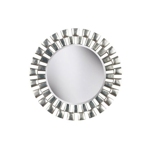 Kenroy Home Gilbert Wall Mirror with Silver Finish, 36-Inch Diameter