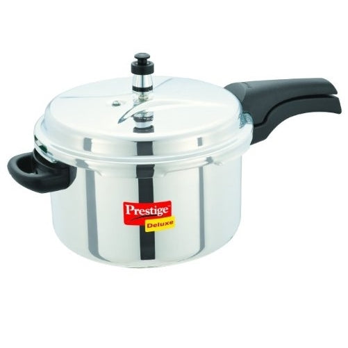 Prestige PDSSPC6.5 Deluxe Stainless Steel Pressure Cooker, 6.5 Liters