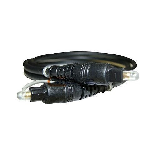 Optical Toslink Male to Male Fiber Digital Audio Optic Interface Gold Plated Cable - 3ft / 1 M