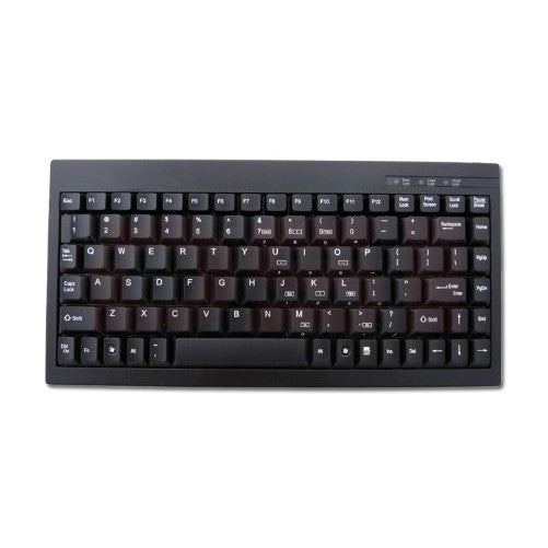 Adesso Mini Keyboard with Embeddedd Numberic Keypad - PS/2 for Windows (ACK-595PB)