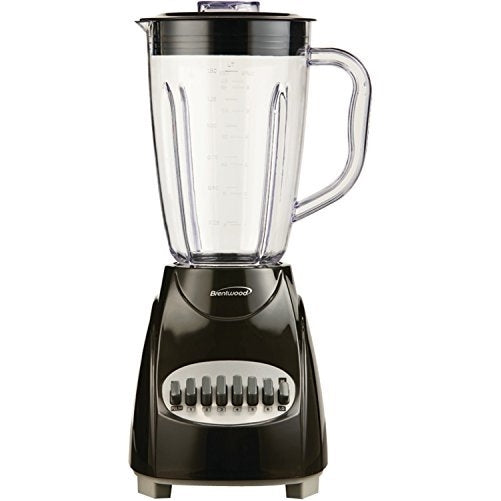 Brentwood JB-220B Appliances 12-Speed Blender with Plastic Jar, Black