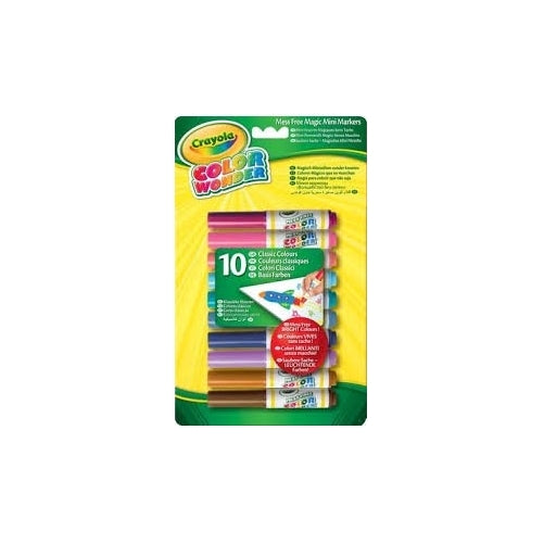 Color Wonder Mess Free Coloring Markers 10-Pack