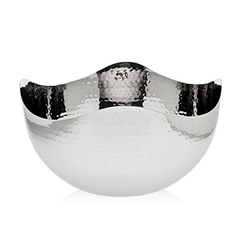 Godinger Hammered Fruit Bowl, Silver