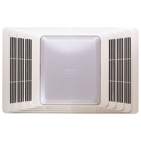 Broan 657 Fan and Light, 70 CFM 4.0 Sones, White Grille