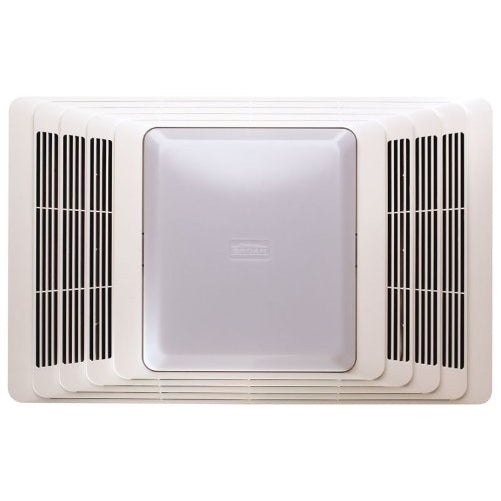 Broan 657 Fan and Light, 70 CFM 4.0 Sones, White Grille