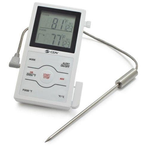 CDN DSP1 Dual Sensing Programmable Probe Thermometer and Timer