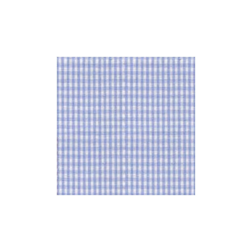 Light Blue Gingham Pillow Sham - Size: 20 x 26 inches
