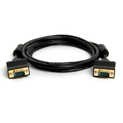 6' 15-Pin SVGA (M) to 15-Pin SVGA (M) Cable (Black)