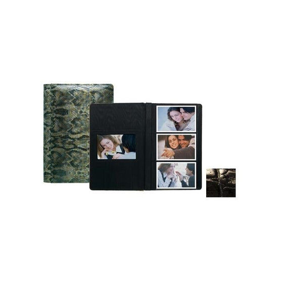 Raika NI 127 BLK 4in. x 6in. 3 High Photo Album - Black