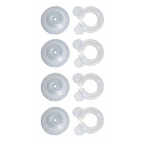 Set Of 4 Comforter Bed Duvet Donuts. Holder/ Gripper/ Fastener and Prevents Bunching & Shifting of Comforters , Blankets and Duvets. Keeps Corners in Place. Fits All Sizes/Types of Duvets and Comforters Without Harming Fabric