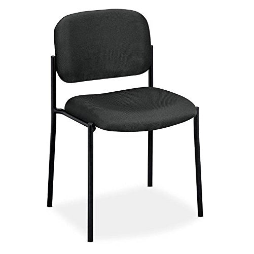 HON Scatter Guest Chair - Upholstered Stacking Chair without Arms, Office Furniture, Charcoal (HVL606)