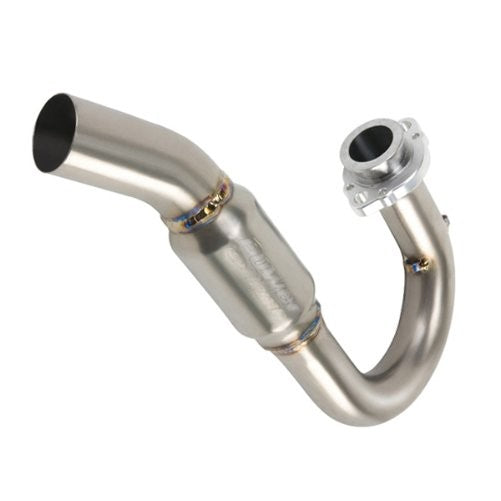 00-02 YAMAHA YZ426F: FMF Powerbomb Header - Stainless Steel (POLISHED SILVER)