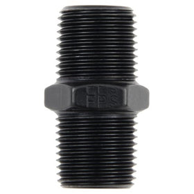 Fragola 491103-BL Black 3/8 MPT Pipe Nipple