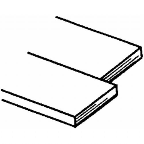 K&S Strips 0.016 X 1/4" X 12" Brass Carded