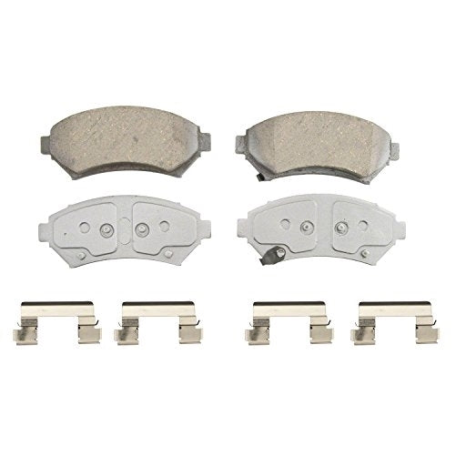 Wagner ThermoQuiet QC699 Ceramic Disc Pad Set With Installation Hardware, Front