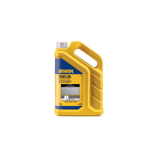 IRWIN Tools STRAIT-LINE Standard Marking Chalk, 5-pound, Fluorescent Orange (65105)