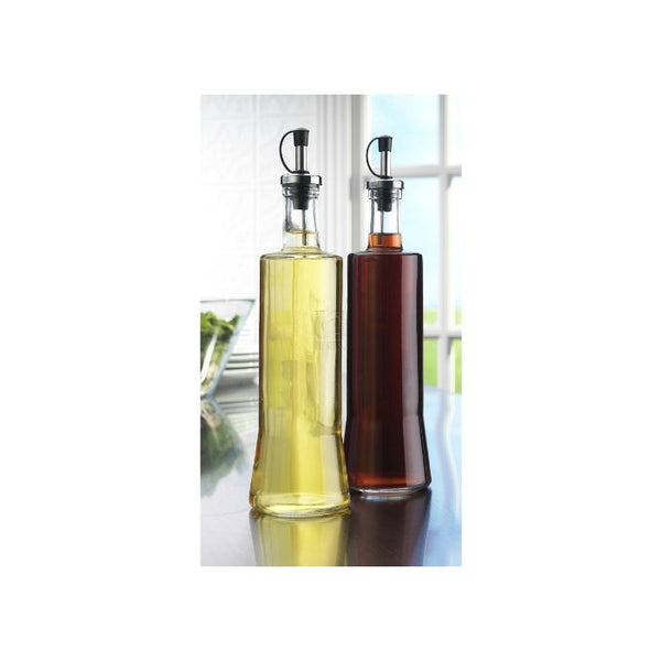 Glass Oil and Vinegar Cruet Dispenser 20oz, Set of 2