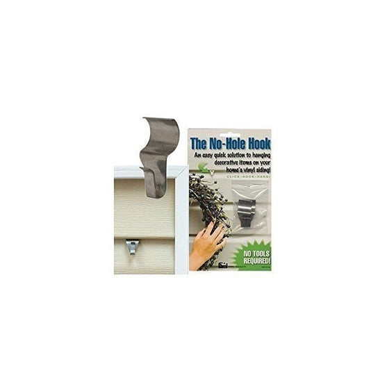No-Hole Hooks Vinyl Siding Hangers - Low Profile- 4PK