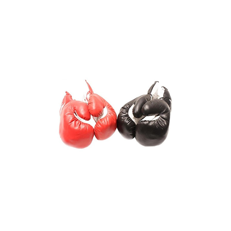 2 Pair Red and Black 10oz Youth Boxing Gloves Punching