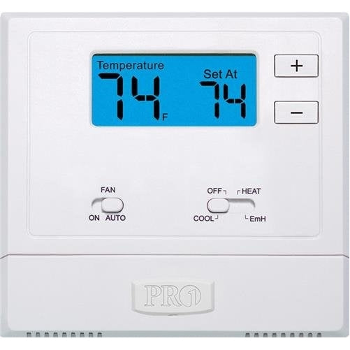 PRO1 IAQ T621-2 Single-Stage 2 Hot/1 Cold Non-Programmable Thermostat