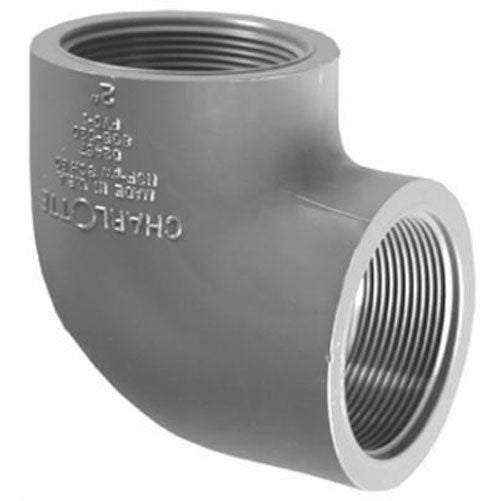 CHARLOTTE PIPE & FOUNDRY PVC 08302 1400 1" SCH80 90 Degree T x T Elbow