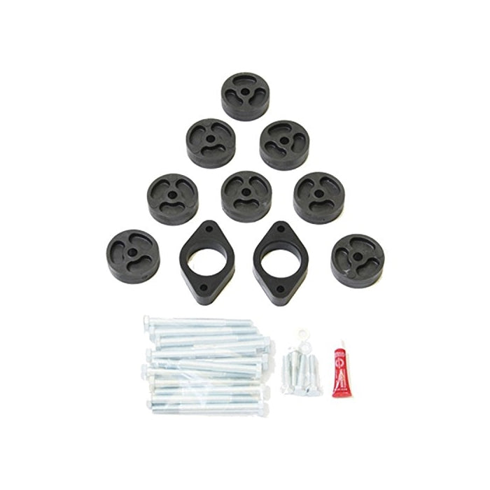 Performance Accessories, Jeep Wrangler 2WD and 4WD JK/JKU 1" Body Lift Kit, fits 2012 to 2016, PA993, Made in America