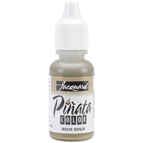 Jacquard Products Jacquard Pinata Color Alcohol Inks, 1/2-Ounce, Rich Gold