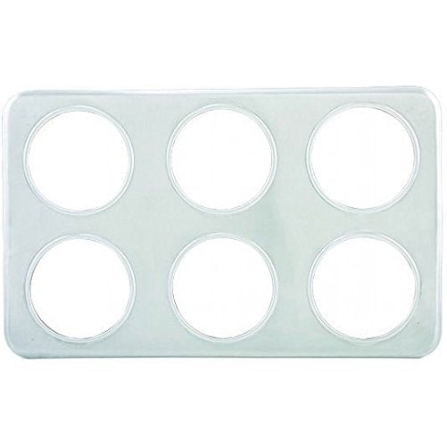 Winco Adaptor Plate with Six 4-3/4-Inch Inset Holes