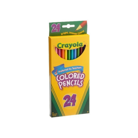 Crayola Colored Pencils, Assorted Colors, 24 Count (Pack of 3)