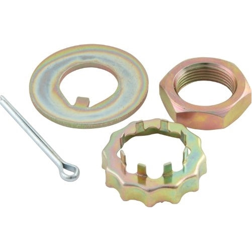 Allstar ALL72161 2-3/32" Spindle Lock Nut Kit for Stock Ford Pinto/Mustang II Spindles