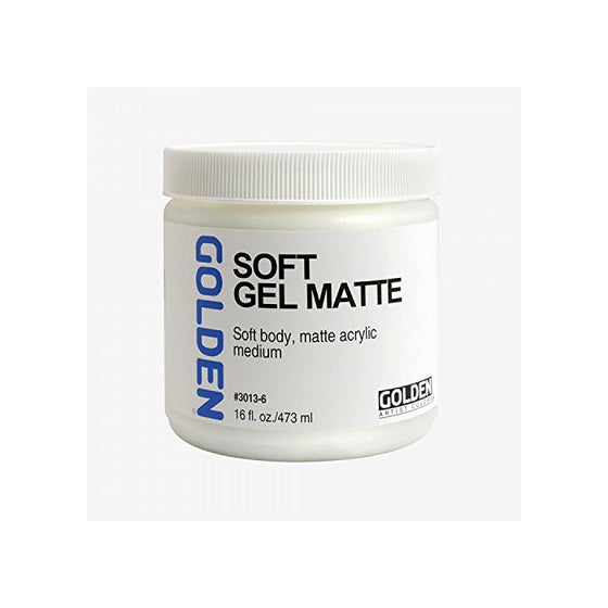 Golden Acryl Med 16 Oz Soft Gel Matte