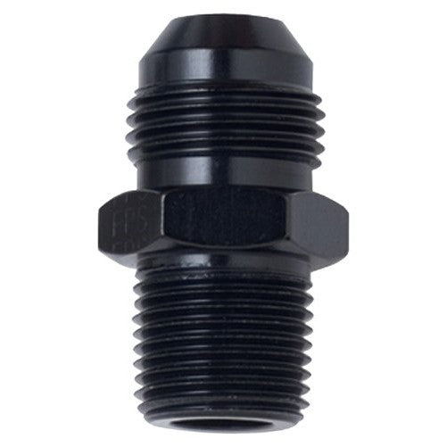 Fragola 481688-BL Black Size (-8) x 1/2" MPT Straight Adapter Fitting