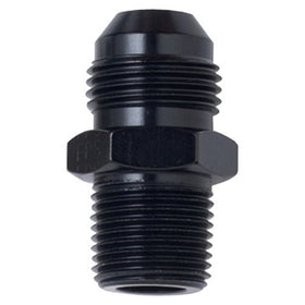 Fragola 481606-BL Black Size (-6) x 1/4" MPT Straight Adapter Fitting