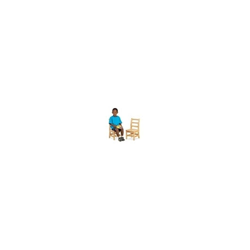 Jonti-Craft 5910JC2 KYDZ Ladder Back Chair Pair, 10" Height