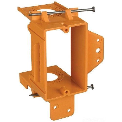 Union GBRSC100A Single-Gang Low-Voltage Bracket, Orange, Pack of 1