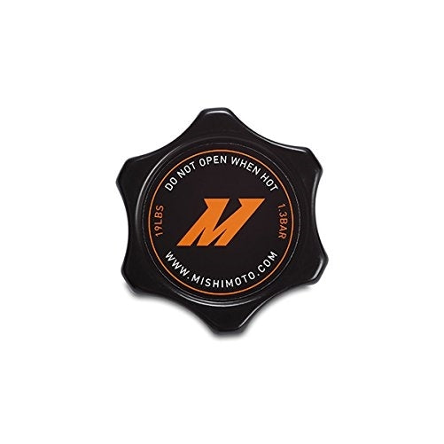 Mishimoto MMRC-13-SM Black Small High-Pressure 1.3 Bar Radiator Cap
