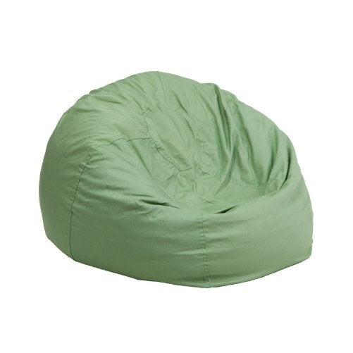 Flash Furniture Small Solid Green Kids Bean Bag Chair