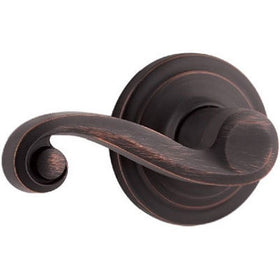 Kwikset Lido Bed/Bath Lever in Venetian Bronze