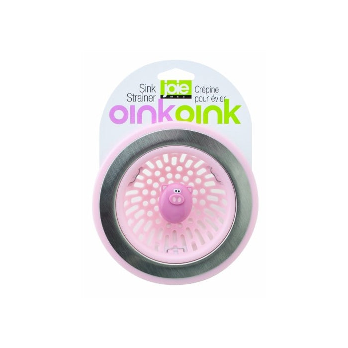 Joie Oink Oink Kitchen Sink Strainer Basket, Piggy, 4.5-inch