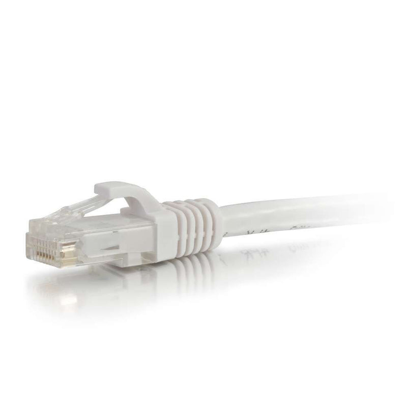 C2G/Cables to Go 27165 Cat6 Snagless Unshielded (UTP) Network Patch Cable, White (25 Feet/7.62 Meters)