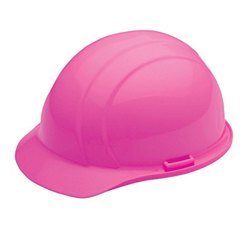 ERB 19769 Americana Cap Style Hard Hat with Slide Lock, Flourscent Pink